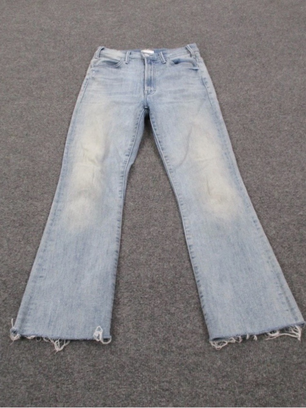 Mother denim jeans The Hustler ankle fray size 26 color “knock on wood”